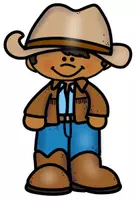 Vorschau - Stundenentwürfe - Let´s start English - Cowboy Words Lernvideo - Deckblatt