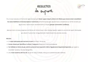 Vista previa - Refuerzo / NEE / Materiales de apoyo - REGLETES DE SUPORT - página 1