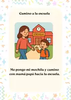 Vista previa - Fichas informativas / Documentos de lectura - Mi primer dia de clases acompañame. - página 2