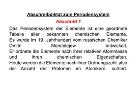 Vorschau - Spiele - Laufdiktat: Periodensystem (bearbeitbar + PPT) - Seite 1