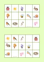 Vista previa - Tarjetas / Manipulativos - BINGO PRIMAVERA - página 3