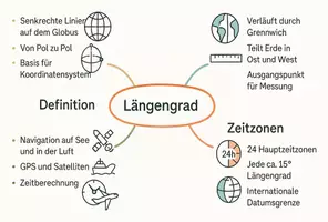Vorschau - Arbeitsblätter - Arbeitsblätter "Längengrad" + Lösung & MP3 + Mindmap + Infografik - Seite 2