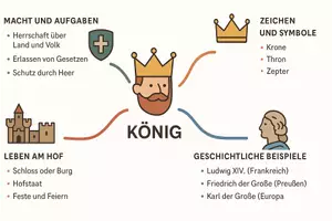 Vorschau - Arbeitsblätter - Lernposter + Arbeitsblatt "König" + Onlineübung & MP3 + Mindmap + Infografik - Seite 3