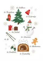 Vorschau - Fördermaterial/Inklusion - Winter Lernposter | Wortschatz für Kindergarten & Vorschule - Seite 3