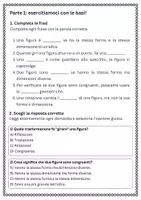 anteprima - Esercizi - Spazio e figure (Raccolta - schede di lavoro) - Pagina 1