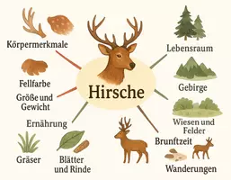 Vorschau - Arbeitsblätter - Arbeitsblatt "Hirsche" + Onlineübung & MP3 + Mindmap + Infografik - Seite 3