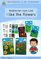 Vorschau - Arbeitsblätter - Bildkarten zu Liedern (Sparpaket, Musik, Grundschule) - Seite 1