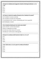 anteprima - Esercizi - Ordinare i dati dal più piccolo al più grande per determinare la mediana - Pagina 2