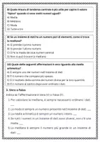 anteprima - Esercizi - Ordinare i dati dal più piccolo al più grande per determinare la mediana - Pagina 3