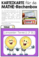 Vorschau - Arbeitsblätter - MATHEMATIK-Rechenbox - Lerncenter / Lerntheken (wachsendes Paket) - Seite 2