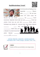 Vorschau - Arbeitsblätter - Unterrichtseinheit "Gewalt" inkl. Lösungen - Deckblatt