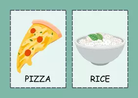 Vista previa - Juegos / Gamificación - MEMORY FOOD FLASHCARDS - página 1