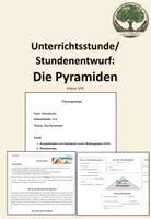 Vorschau - Stundenentwürfe - Unterrichtsstunde: Die Pyramiden - Deckblatt