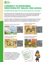 Vorschau - Unterrichtsreihen - Klimawandel verstehen mit Malick und Adissa - Deckblatt