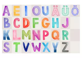 Vorschau - Stationenlernen - Buchstabenkarten Alphabet z.B. für Lernwörter, Magnettafel - Buchstaben ABC Rechtschreibung - Seite 1