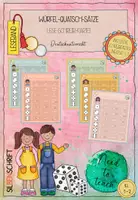Vorschau - Aufgabenkarten - Würfel-Quatsch-Sätze Silbenschrift - Deckblatt