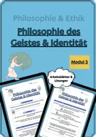 Vorschau - Arbeitsblätter - Neuroethik – Gehirn, Technik & Identität | Komplettpaket (5 Module, Philosophie Oberstufe, Abitur) - Seite 1