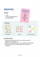 Voorbeeld - Dobbelspelletje - tellen per twee - thema herfst - Pagina 1