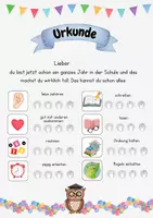 Vorschau - Anderer Materialtyp - Urkunden Halbjahr Schuljahresende Klasse 1 Growth Mindset Lernentwicklungsgespräch Selbsteinschätzung Growing - Seite 3