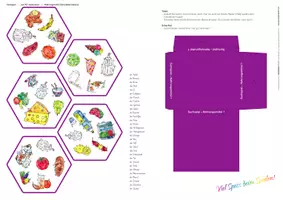 Vorschau - Spiele - Wortschatzaufbau (DaZ) – Nahrungsmittel – Finde den Zwilling - Seite 3