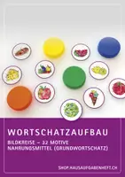 Vorschau - Spiele - Wortschatzaufbau (DaZ) – Nahrungsmittel – Bildkreise - Deckblatt