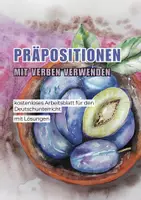 Vorschau - Arbeitsblätter - Präpositionen mit Verben verwenden - Deckblatt