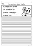 Vorschau - Arbeitsblätter - Materialpaket: Abschreibtexte - Auf dem Bauernhof (Klasse 1-4) - Seite 3