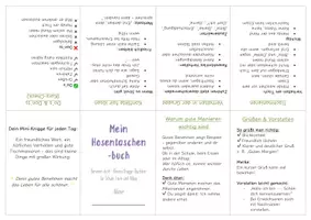 Vorschau - Fördermaterial/Inklusion - Hosentaschenbuch Kniggeregeln für Alltag und Schule - Seite 1