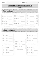 Vorschau - Arbeitsblätter - Materialpaket Lernstandserhebungen 3. und 4. Klasse - Mathe/Deutsch - Seite 2