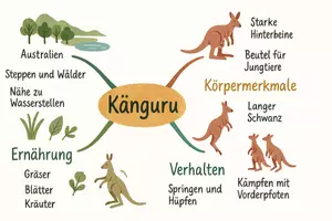 Vorschau - Arbeitsblätter - Arbeitsblatt "Kängurus" + Onlineübung & MP3 + Mindmap + Infografik - Seite 3