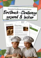 Vorschau - Arbeitsblätter - Ernährung: Challenge Brot backen - Deckblatt