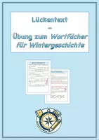 Vorschau - Arbeitsblätter - Materialpaket_Wintergeschichte schreiben - Seite 1