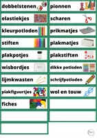 Voorbeeld - Etiketten spullen organiseren - Voorblad
