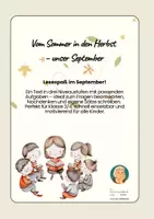 Vorschau - Arbeitsblätter - Vom Sommer in den Herbst – unser September - Deckblatt
