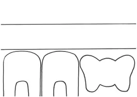 Vorschau - Mal- und Bastelvorlagen - Bastelvorlage Elefant - Seite 1