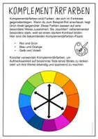 Vorschau - Arbeitsblätter - Bunte Drachen im Frühling - Komplementär Farben Kunstprojekt - Seite 3