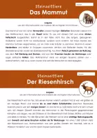Vorschau - Arbeitsblätter - Tiere in der Steinzeit - Seite 2