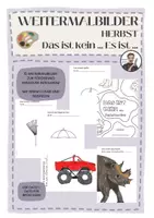 Vorschau - Arbeitsblätter - KUNST: Weitermalbilder Herbst, Das ist kein... - Deckblatt