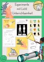 Vorschau - Stundenentwürfe - Experimente Licht Schatten Unterrichtseinheit - Deckblatt