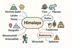 Vorschau - Arbeitsblätter - Arbeitsblatt "Himalaya" + Onlineübung & MP3 + Mindmap + Infografik - Seite 2