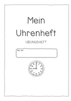 Vorschau - Arbeitsblätter - Uhrzeitenheft. Uhrzeiten einzeichnen - Seite 1