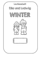 Vorschau - Arbeitsblätter - Lautleseheft Winter. Das (laute) Vorlesen üben! - Seite 1