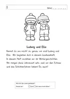 Vorschau - Arbeitsblätter - Lautleseheft Winter. Das (laute) Vorlesen üben! - Seite 3