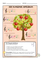 Vorschau - Stundenentwürfe - Musikstunde für den Herbst - C-Dur-Tonleiter - der klingende Apfelbaum - Seite 3
