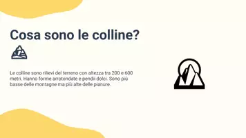 anteprima - Presentazioni / Lavagne - Esploriamo le colline italiane: Un viaggio geografico - Pagina 2