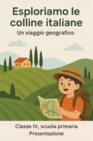 anteprima - Presentazioni / Lavagne - Esploriamo le colline italiane: Un viaggio geografico - Pagina di copertina