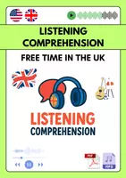 Vorschau - Arbeitsblätter - Listening Comprehension Englisch Sek I – Hobbies & Free Time (inkl. MP3 in 2 Geschwindigkeiten + Lösungen) - Deckblatt