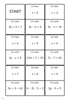 Vorschau - Spiele - Warm Ups & Spiele Mathematik - Gleichungen lösen - Seite 1