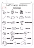 anteprima - Altro tipo di materiale - Anteprima "Hello autumn" schede didattiche inglese - Pagina 2