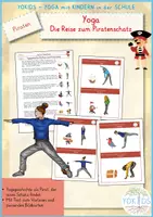 Vorschau - Bildkarten - Piraten Yoga Die Reise zum Piratenschatz - Deckblatt